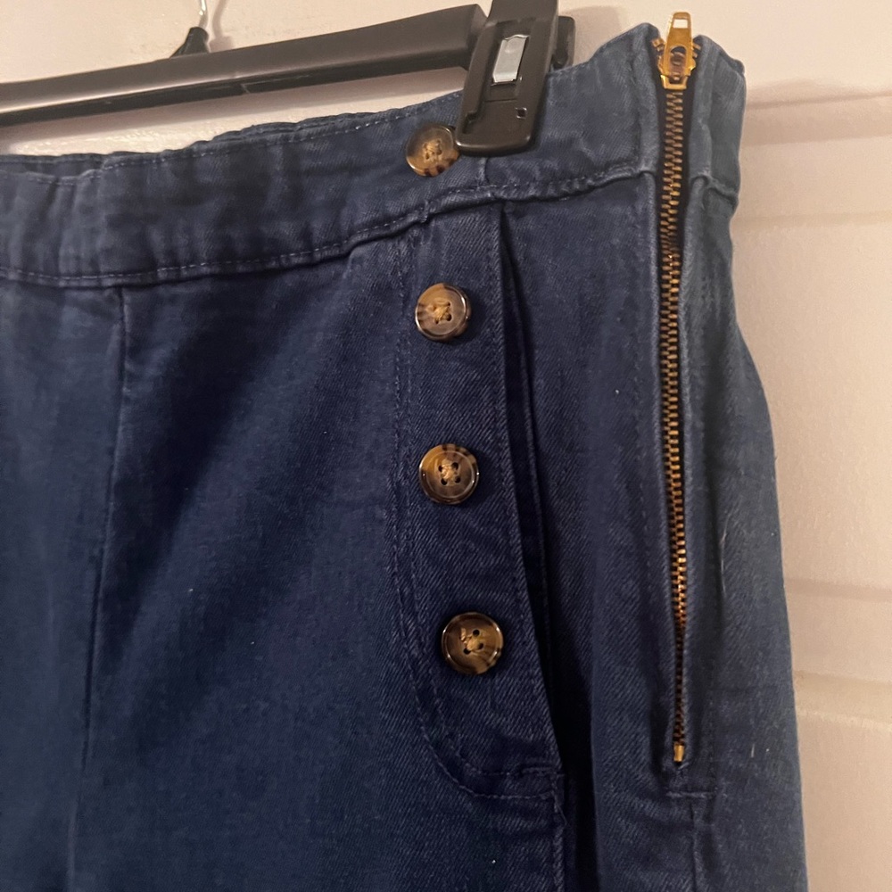 Old Navy Women's SKY-HI wide LEG jeans - Picture 4 of 7